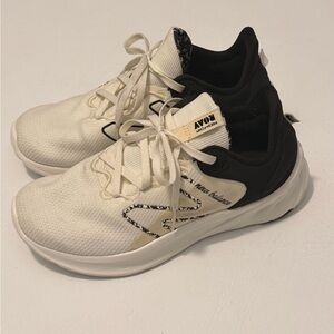 New Balance Black and‎ White Sneakers